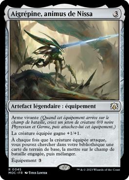 Aigrépine, animus de Nissa - L'invasion des machines Commander