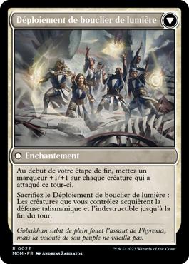 Déploiement de bouclier de lumière - L'invasion des machines