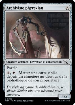 Archiviste phyrexian - L'invasion des machines