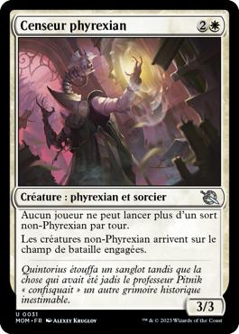 Censeur phyrexian - L'invasion des machines