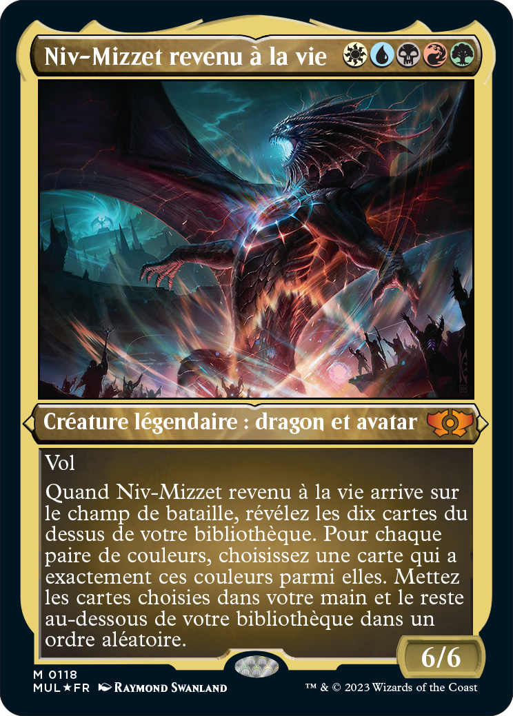 Niv-Mizzet revenu à la vie - Légendes du Multivers