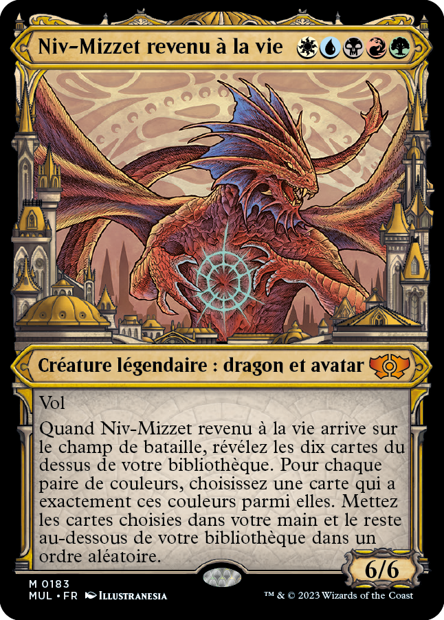 Niv-Mizzet revenu à la vie - Légendes du Multivers