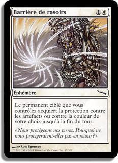 Barrière de rasoirs - Mirrodin