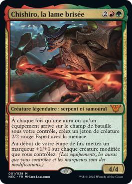 Chishiro, la lame brisée - Kamigawa : dynastie Néon Commander