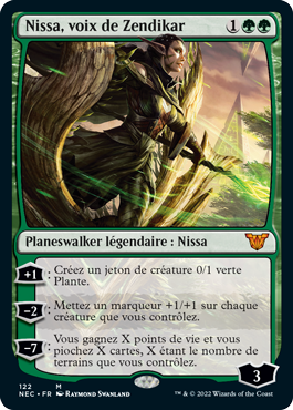 Nissa, voix de Zendikar - Kamigawa : dynastie Néon Commander