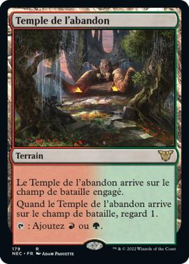 Temple de l'abandon - Kamigawa : dynastie Néon Commander