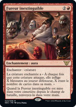 Fureur inextinguible - Kamigawa : dynastie Néon Commander