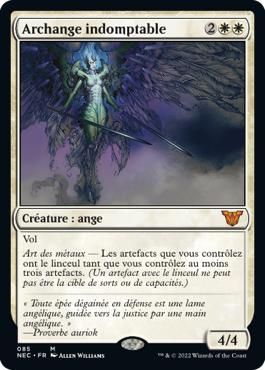 Archange indomptable - Kamigawa : dynastie Néon Commander