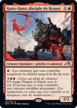 Goro-Goro, disciple de Ryusei - Kamigawa : dynastie Néon