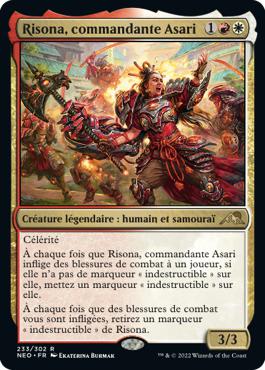 Risona, commandante Asari - Kamigawa : dynastie Néon