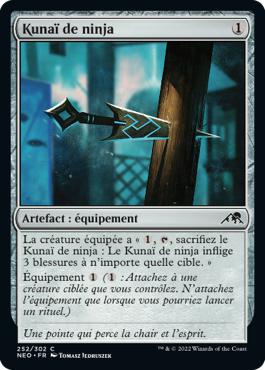 Kunaï de ninja - Kamigawa : dynastie Néon