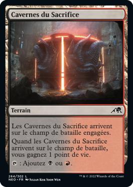 Cavernes du Sacrifice - Kamigawa : dynastie Néon