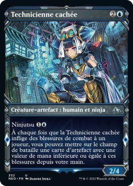 Technicienne cachée - Kamigawa : dynastie Néon