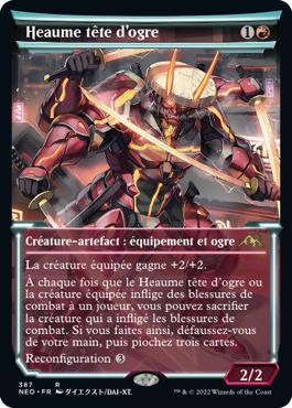 Heaume tête d'ogre - Kamigawa : dynastie Néon