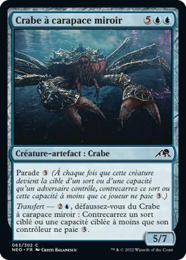 Crabe à carapace miroir - Kamigawa : dynastie Néon