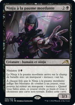 Ninja à la paume mordante - Kamigawa : dynastie Néon