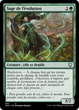 Sage de l'évolution - Tous Phyrexians Commander