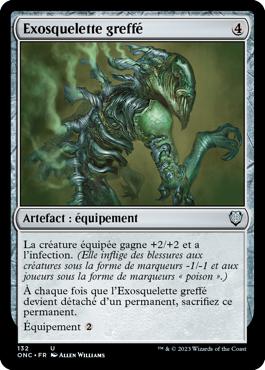 Exosquelette greffé - Tous Phyrexians Commander