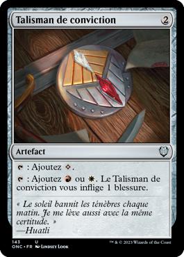 Talisman de conviction - Tous Phyrexians Commander