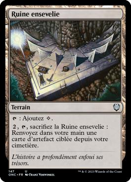 Ruine ensevelie - Tous Phyrexians Commander