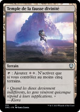 Temple de la fausse divinité - Tous Phyrexians Commander