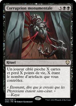 Corruption monumentale - Tous Phyrexians Commander