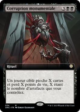 Corruption monumentale - Tous Phyrexians Commander