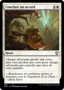 Conclure un accord - Tous Phyrexians Commander