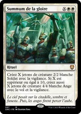 Summum de la gloire - Tous Phyrexians Commander