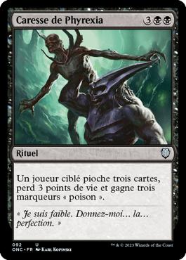 Caresse de Phyrexia - Tous Phyrexians Commander