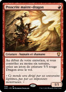 Proscrite maître-dragon - Tous Phyrexians Commander