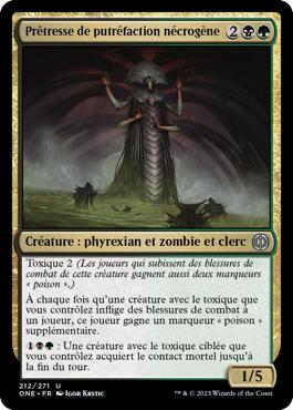 Prêtresse de putréfaction nécrogène - Tous Phyrexians