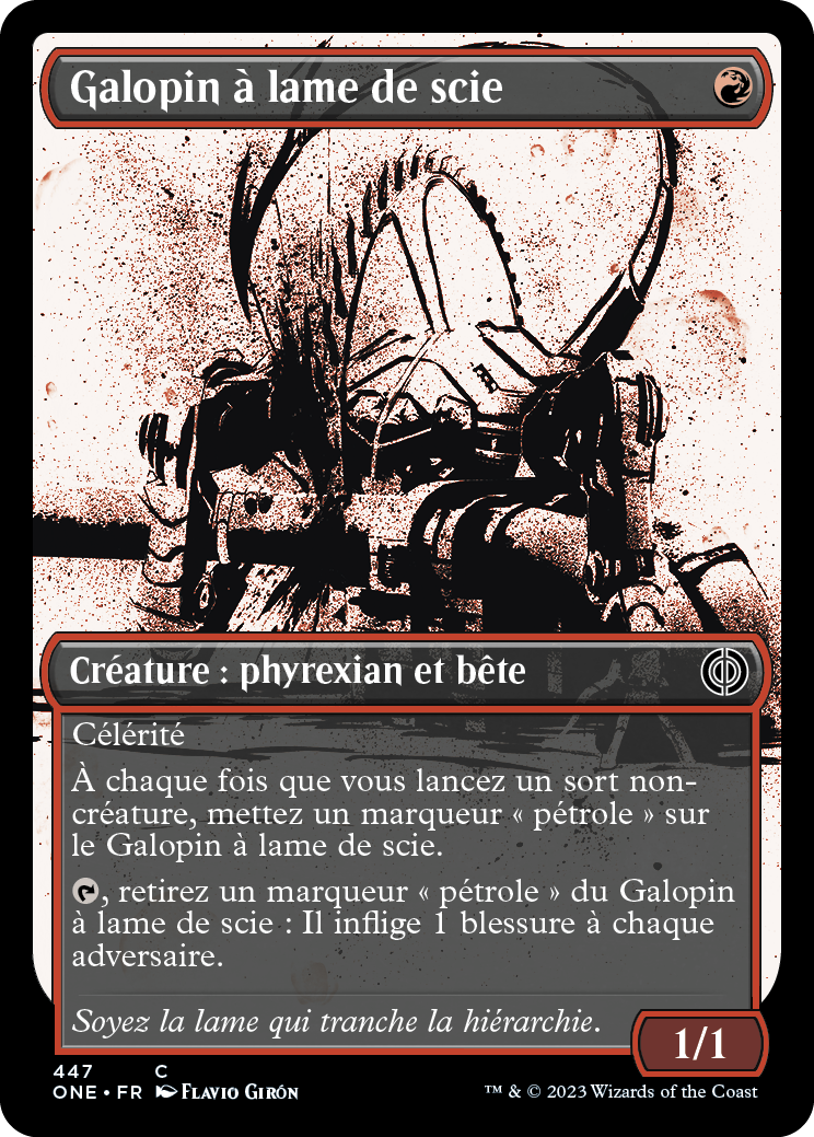 Galopin à lame de scie - Tous Phyrexians