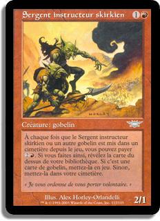 Sergent instructeur skirkien - Légions
