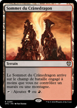 Sommet du Crânedragon - Les hors-la-loi de Croisetonnerre Commander