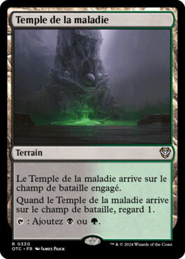 Temple de la maladie - Les hors-la-loi de Croisetonnerre Commander