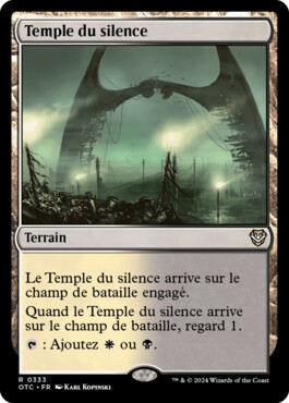 Temple du silence - Les hors-la-loi de Croisetonnerre Commander
