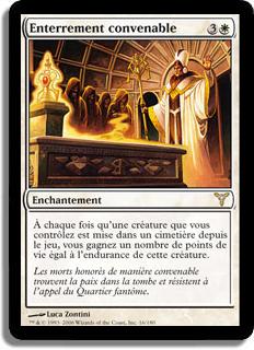 Enterrement convenable - Discorde