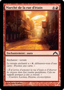 Marché de la rue d'étain - Insurrection