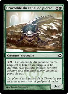 Crocodile du canal de pierre - Retour sur Ravnica