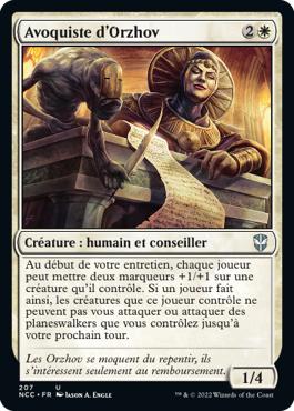 Avoquiste d'Orzhov - Les rues de la Nouvelle-Capenna Commander