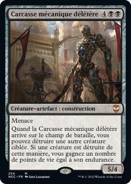 Carcasse mécanique délétère - Les rues de la Nouvelle-Capenna Commander