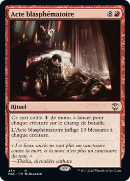 Acte blasphématoire - Les rues de la Nouvelle-Capenna Commander