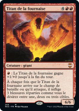 Titan de la fournaise - Les rues de la Nouvelle-Capenna Commander