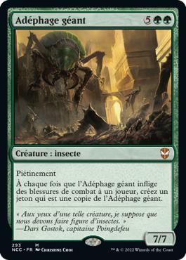 Adéphage géant - Les rues de la Nouvelle-Capenna Commander