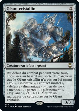 Géant cristallin - Les rues de la Nouvelle-Capenna Commander