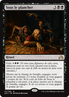 Sous le plancher - Ténèbres sur Innistrad