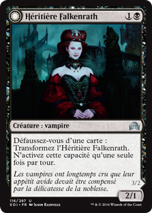 Héritière Falkenrath -> Héritière de la nuit - Ténèbres sur Innistrad