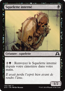 Squelette interné - Ténèbres sur Innistrad