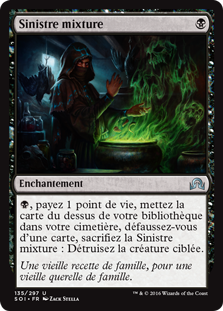 Sinistre mixture - Ténèbres sur Innistrad